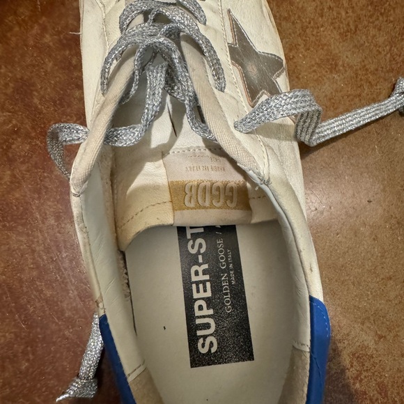 Golden goose superstar mixed leather low-top sneakers - Picture 6 of 6